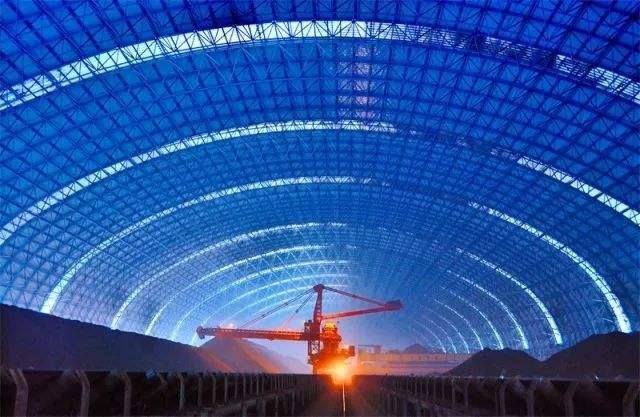 丰台亿优钢构工程师为您解析原料场封闭技术的特点和类型